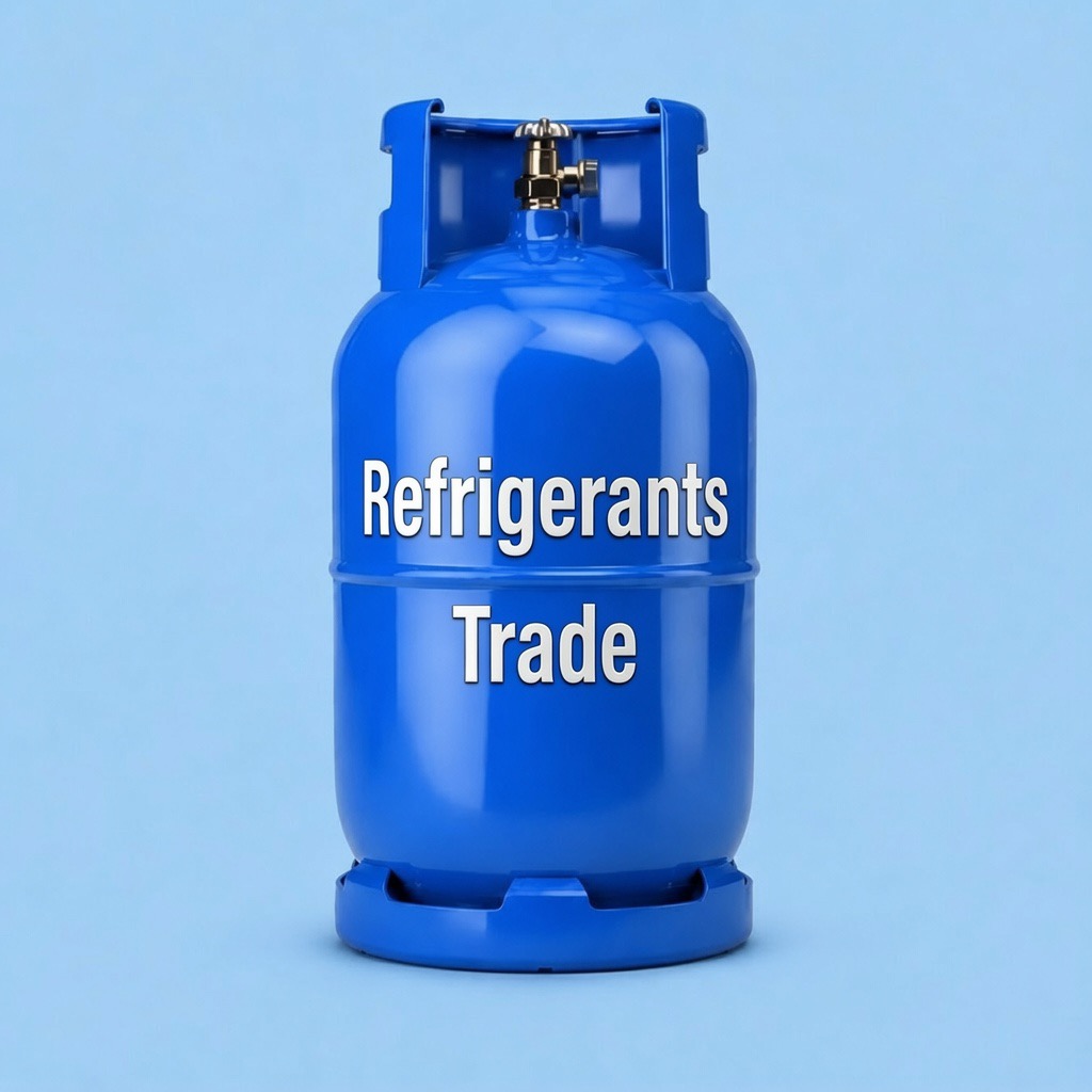 R134A refrigerant cylinder (blue)